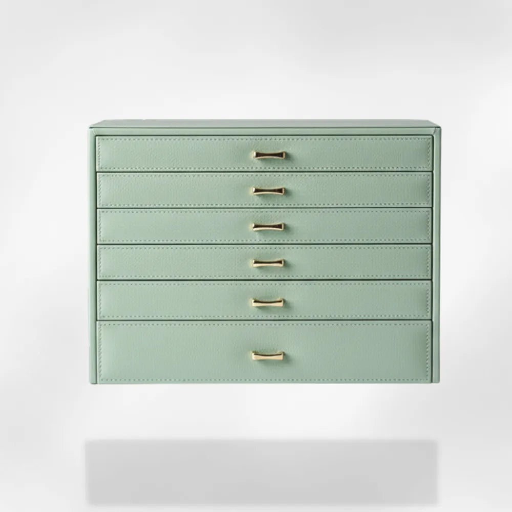 Boîte à Bijoux Cuir Luxe | RoyalCoffer®345