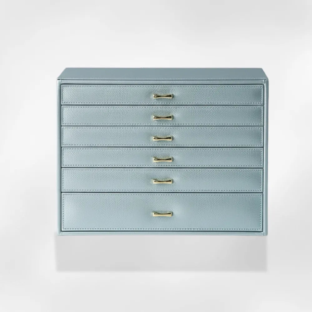 Boîte à Bijoux Cuir Luxe | RoyalCoffer®3456