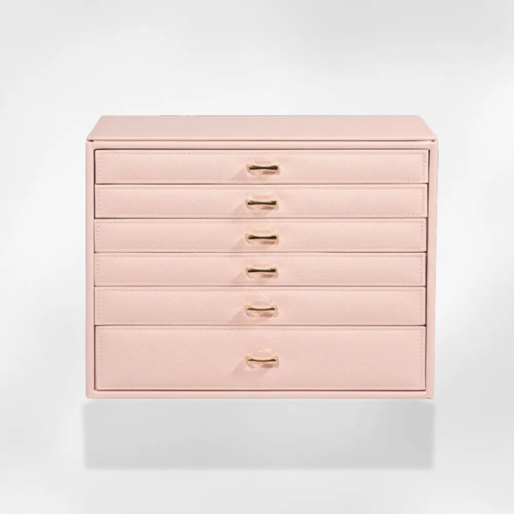 Boîte à Bijoux Cuir Luxe | RoyalCoffer®34567