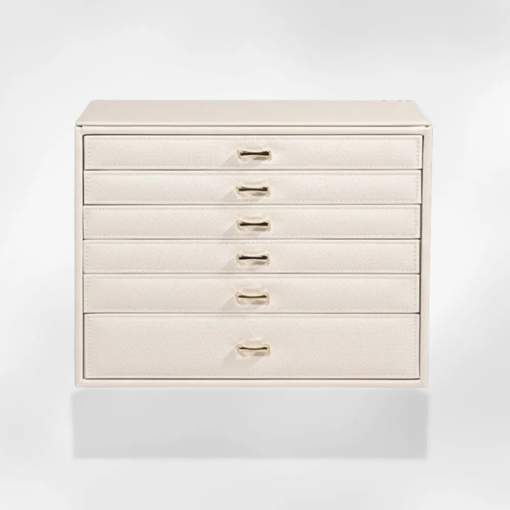 Boîte à Bijoux Cuir Luxe | RoyalCoffer®3456789