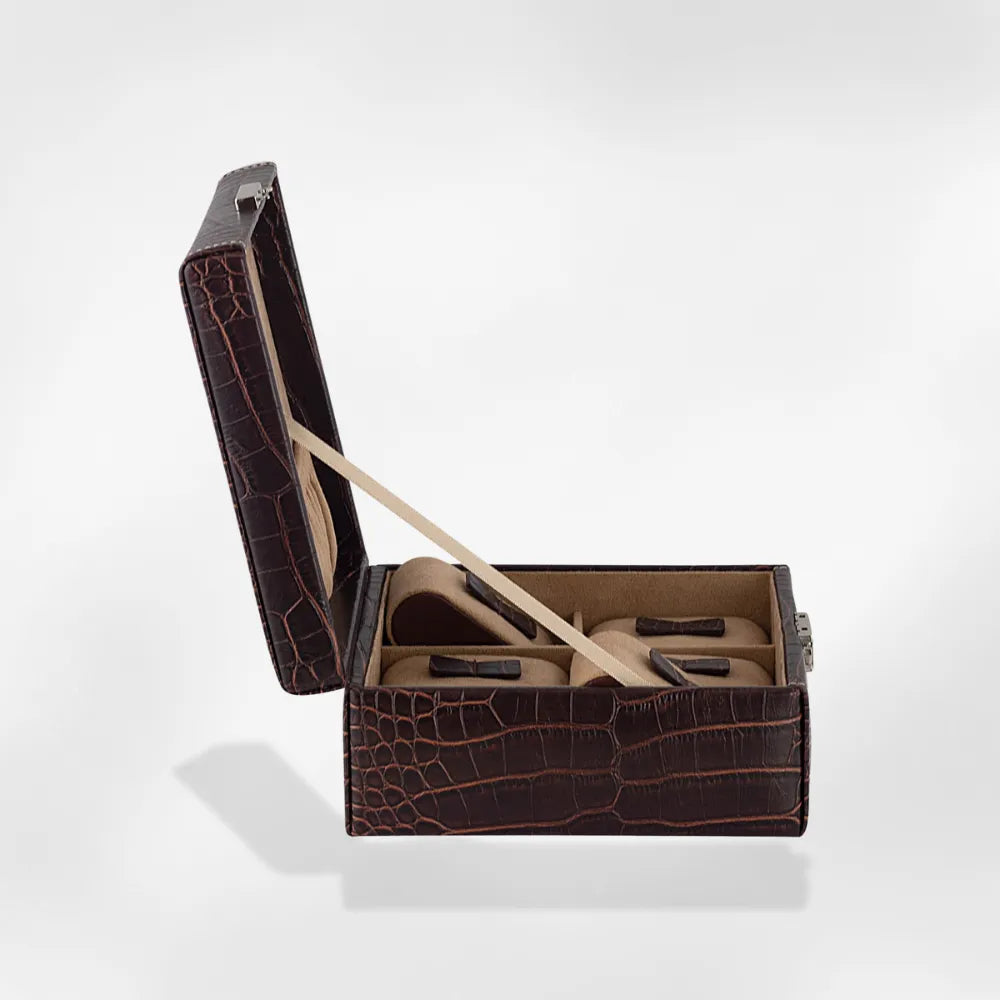 Boîte pour ranger les montres Boîte à montre CrocoBoîte royalcoffer 2
