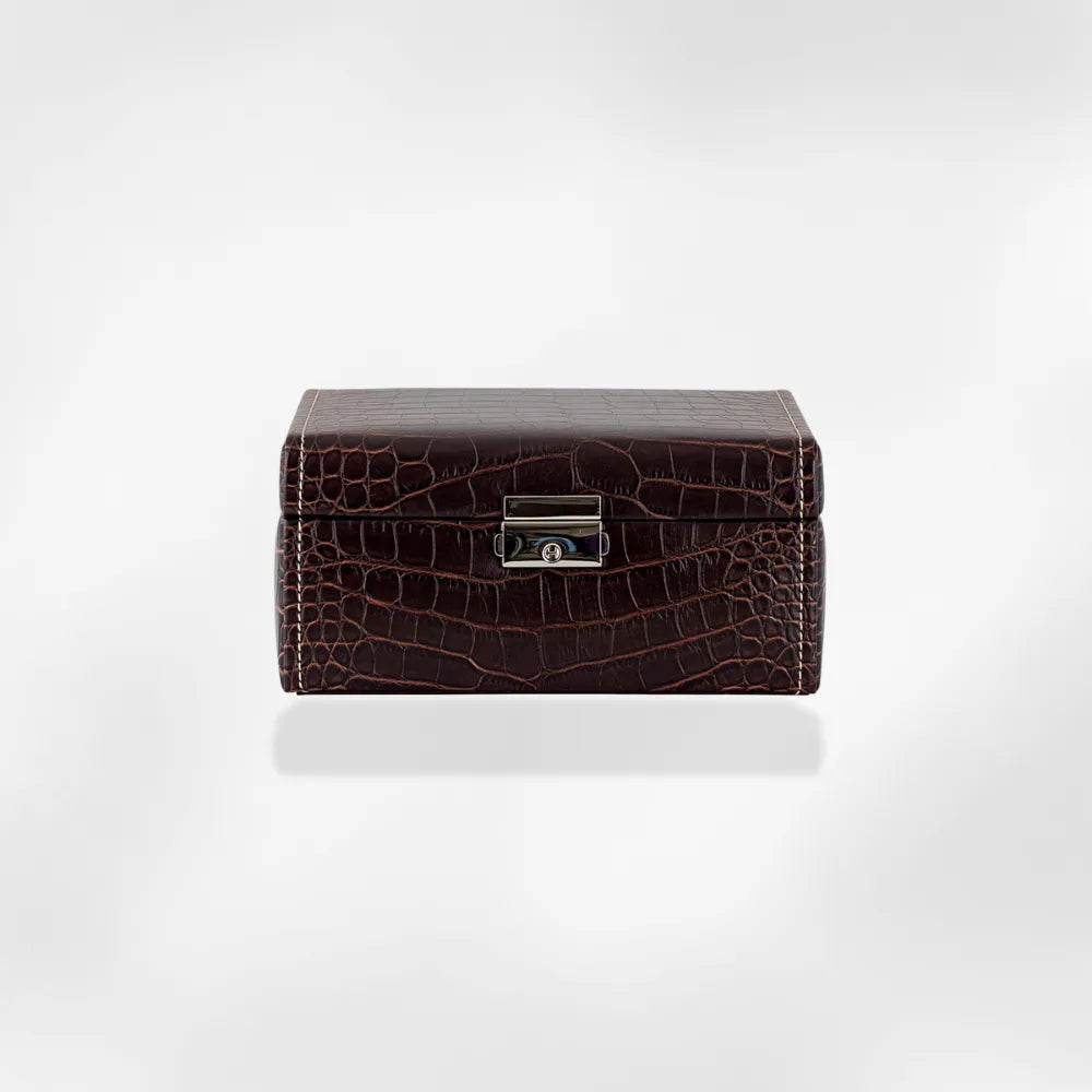 Boîte pour ranger les montres Boîte à montre CrocoBoîte royalcoffer 4
