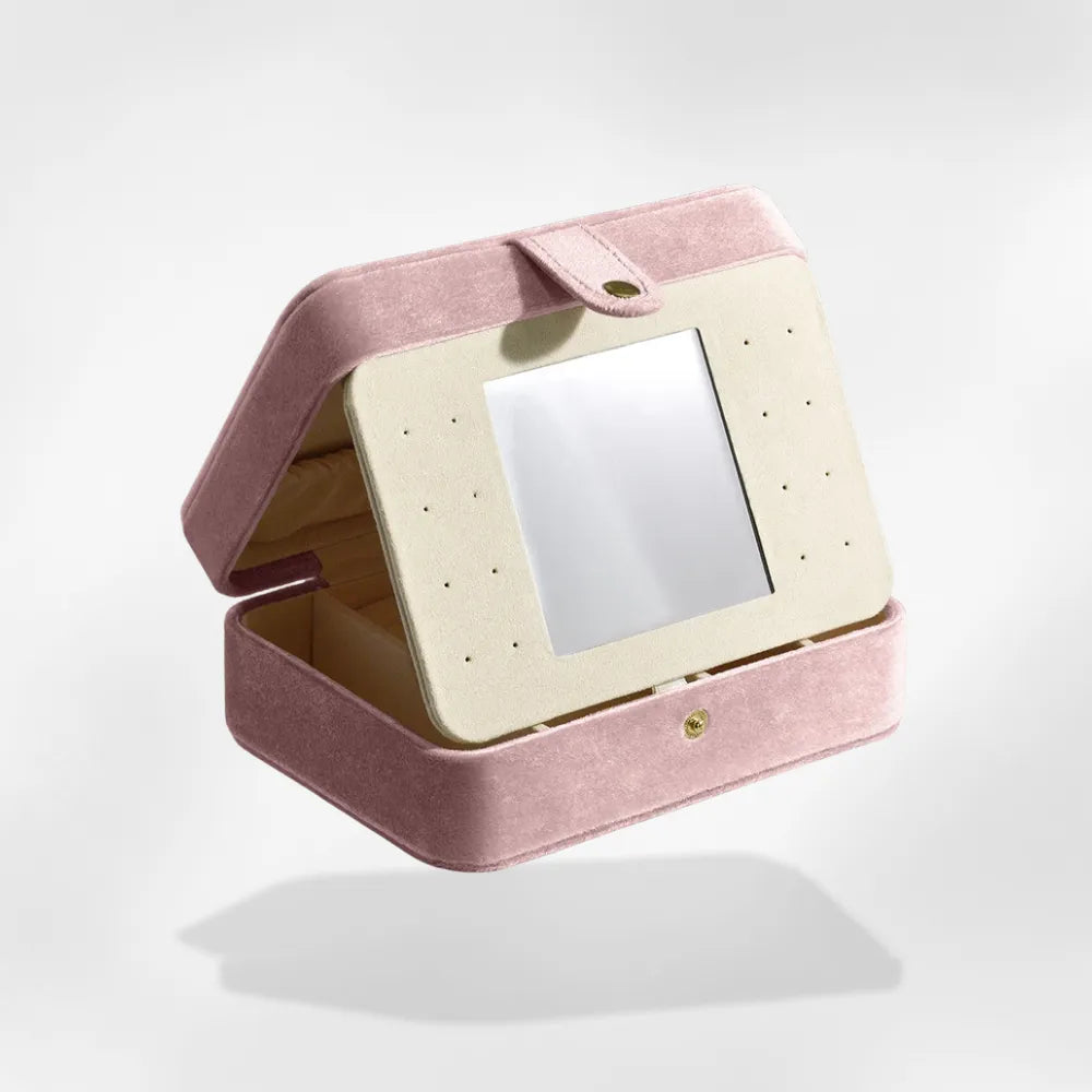Petite Boîte Transport Bijoux rose