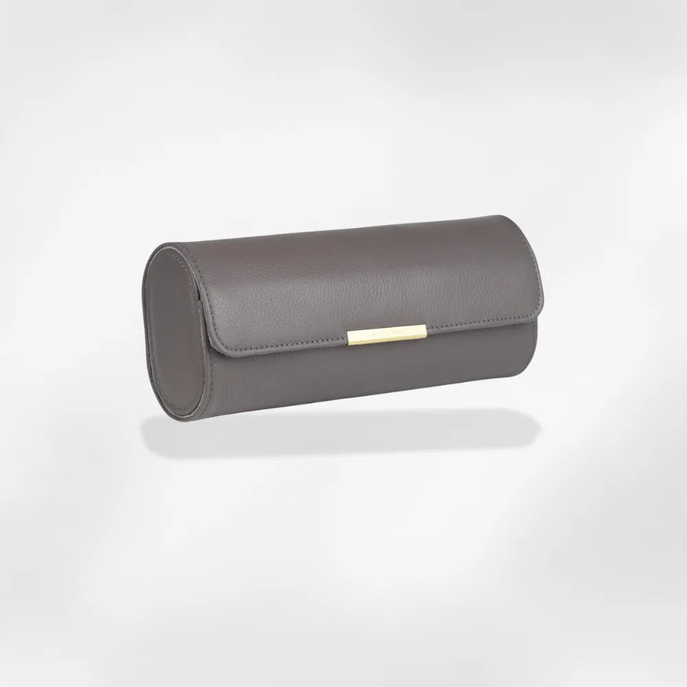 RoyalCoffer®Étui montres cuir luxe gris