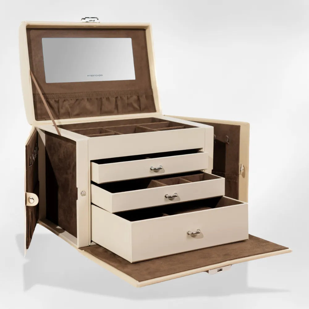 Royalcoffer® Boîte Rangement Bijoux avec Tiroir 5