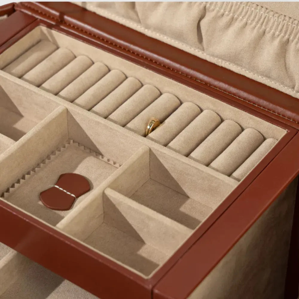 Royalcoffer® Boîte Rangement Bijoux avec Tiroir 6