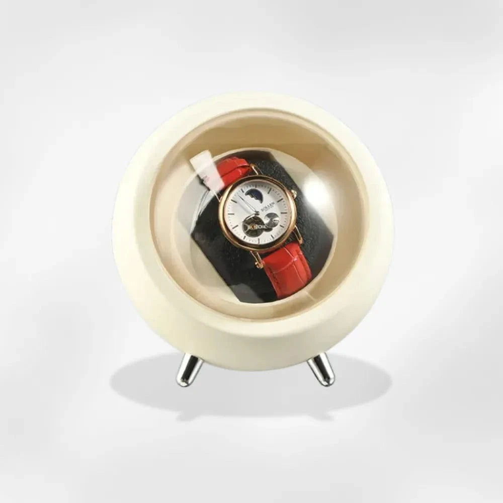 RoyalCoffer® Blanc Boîte remontoir pour montre automatique