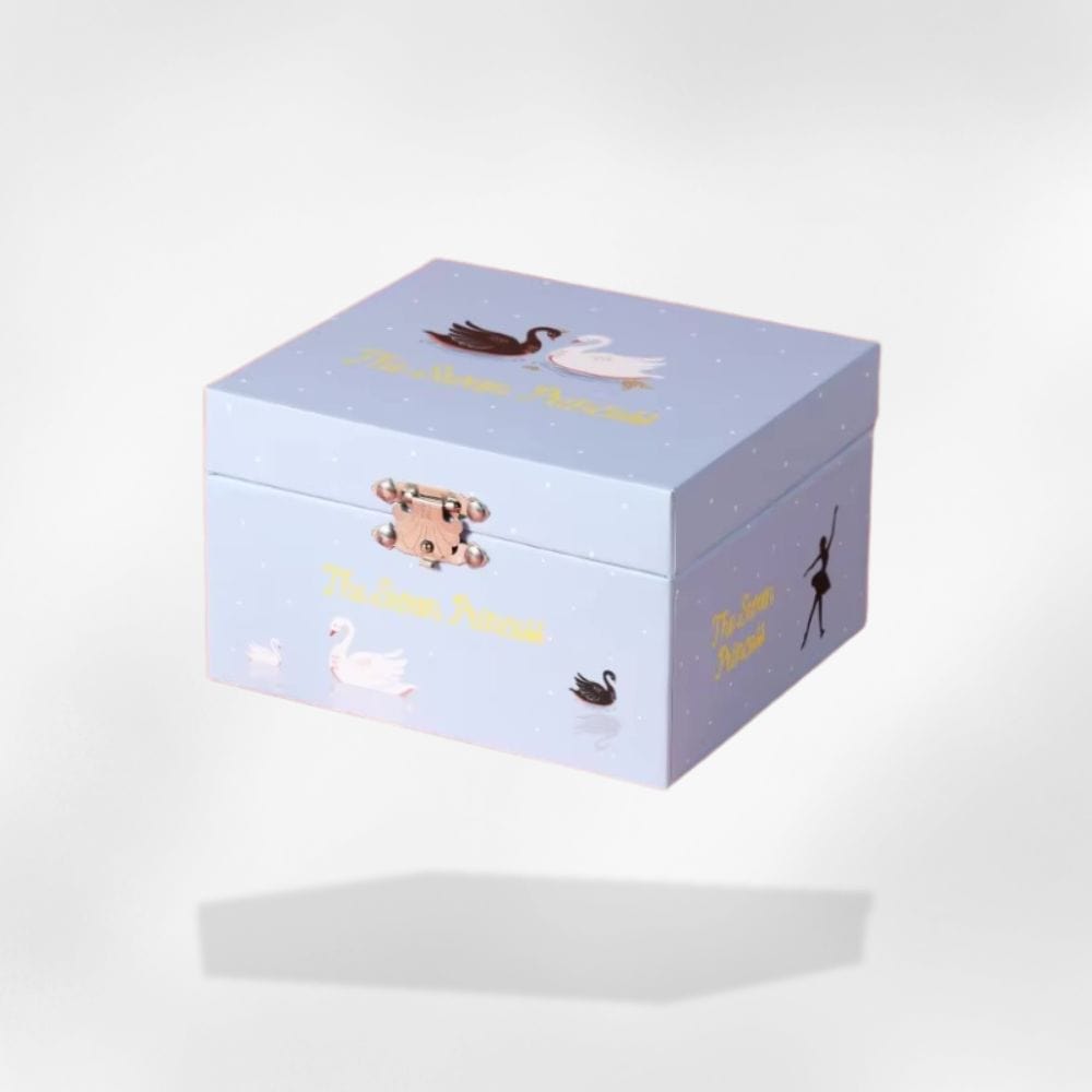 RoyalCoffer Bleu Boîte à bijoux <br> musicale en bois