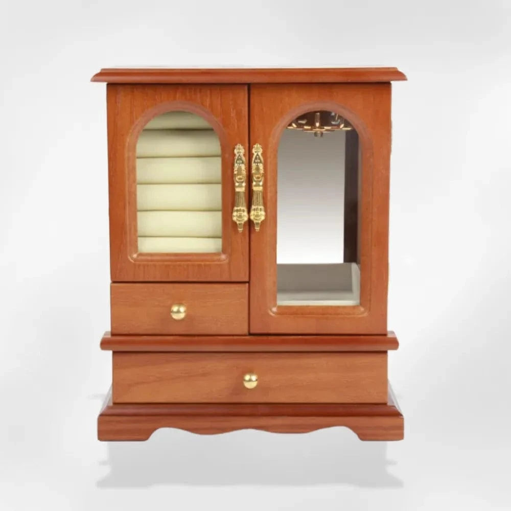 RoyalCoffer® Bois Boîte à bijoux ancienne en bois