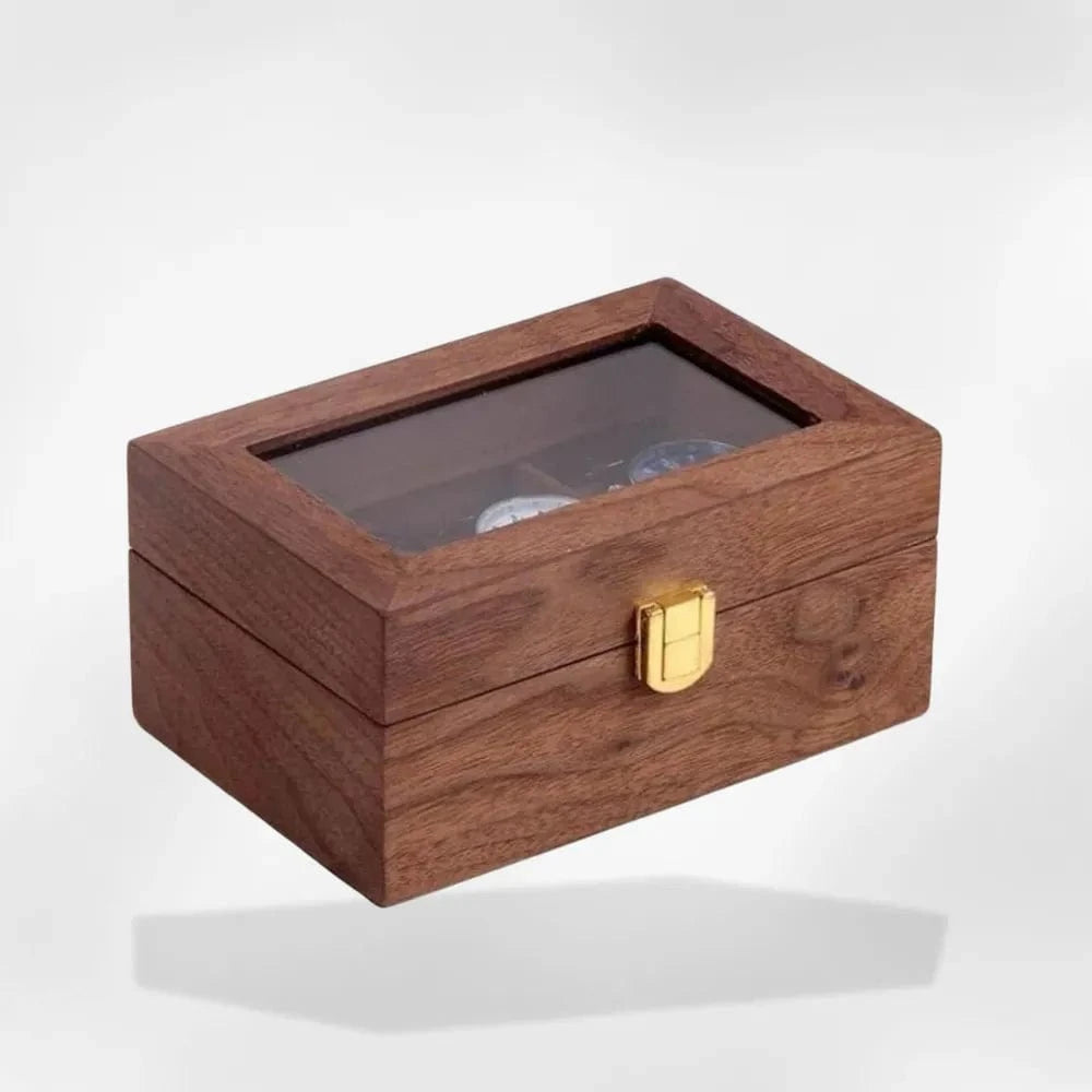 RoyalCoffer® Boîte 3 Montres - Boîte à montre en bois