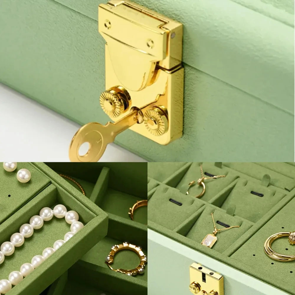 RoyalCoffer® Boîte à bijoux avec serrure