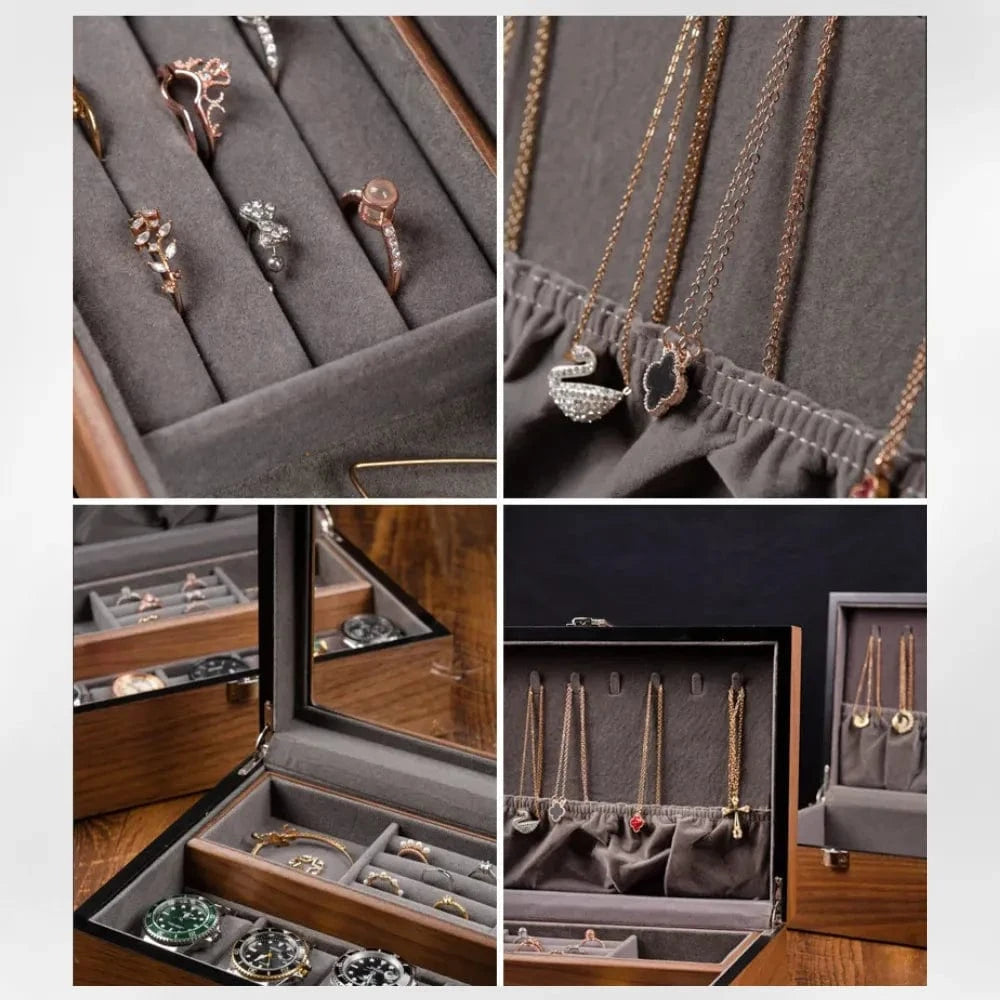 RoyalCoffer® Boîte à montre et bijoux homme