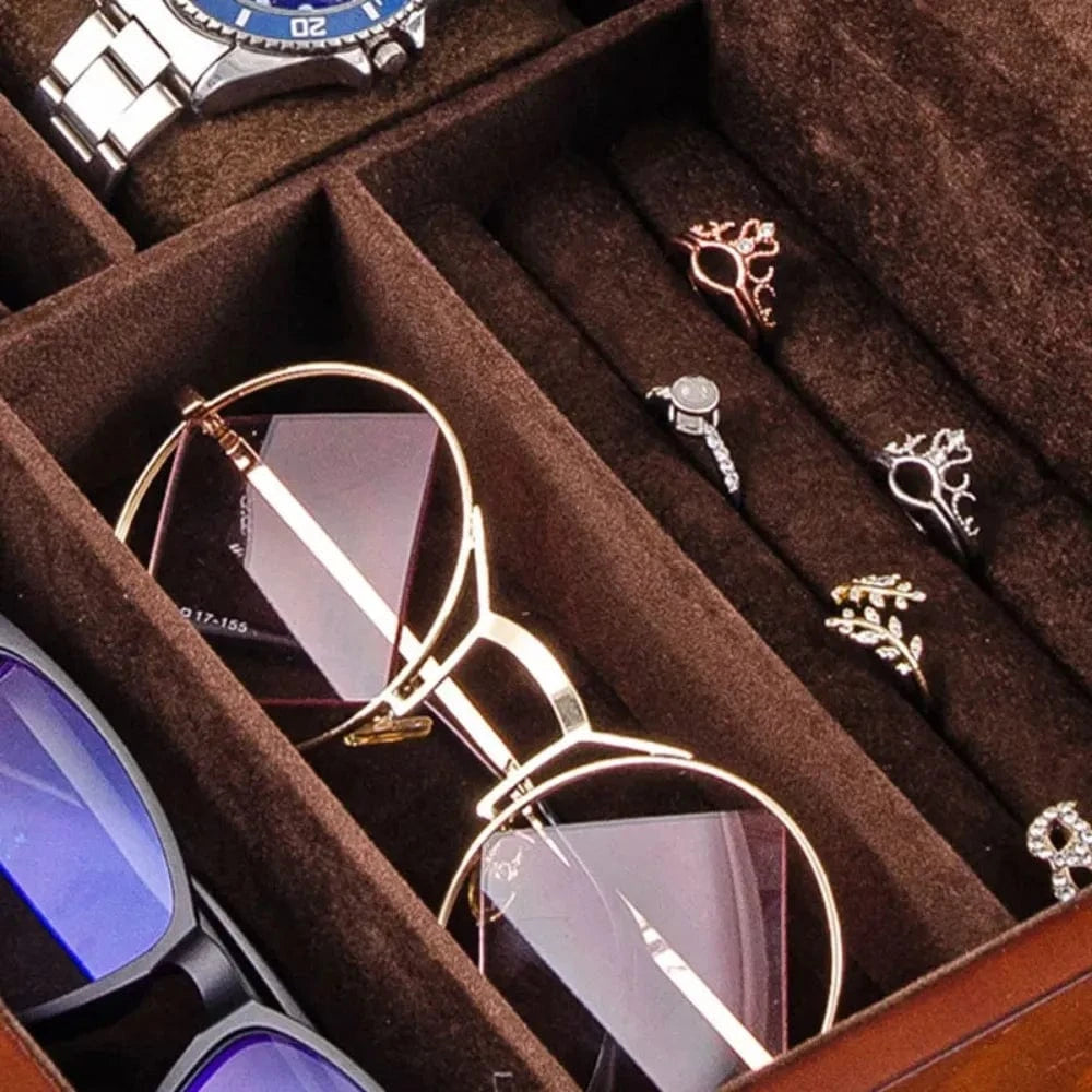 RoyalCoffer® Boîte Montre Bois Luxe