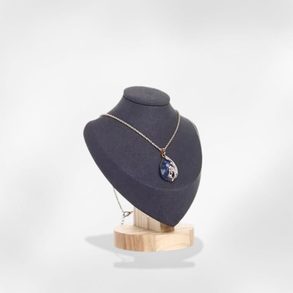 RoyalCoffer Gris et noir / S Présentoir bijoux <br> buste