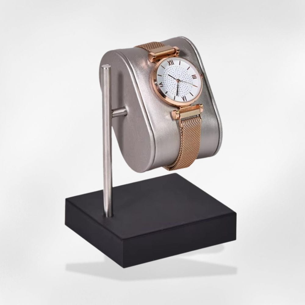 RoyalCoffer Gris Présentoir à montres <br> Bijouterie