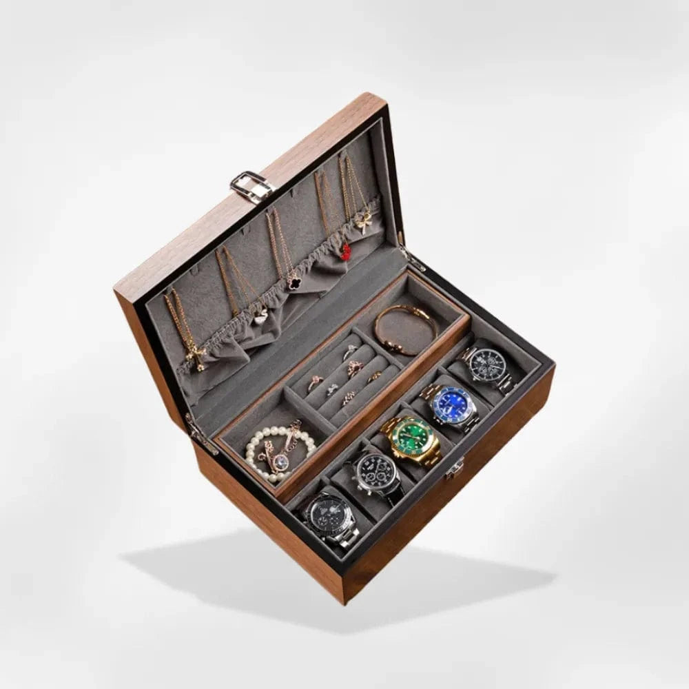 RoyalCoffer® Intégrale Boîte rangement montre homme