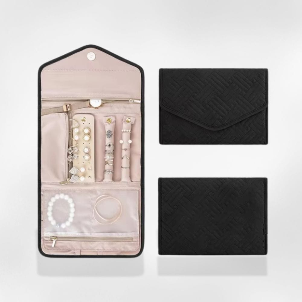 RoyalCoffer Noir Boîte à bijoux <br> Organisateur