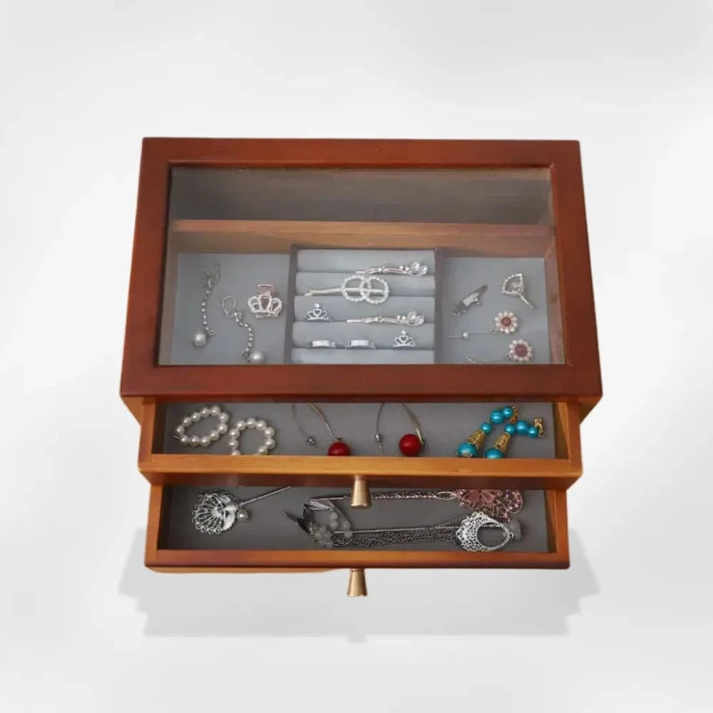 RoyalCoffer Pack 1 Boîte à bijoux Bois femme