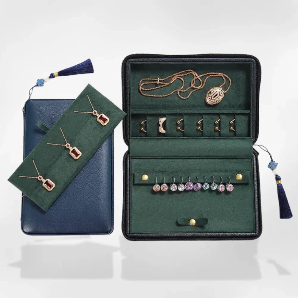 RoyalCoffer® Pochette bijoux cuir