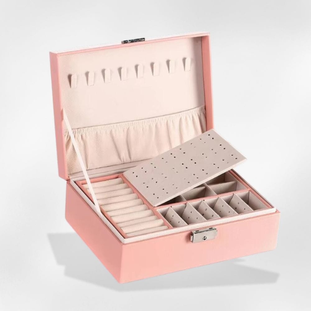 RoyalCoffer Rose Boîte à bijoux <br> compartiment