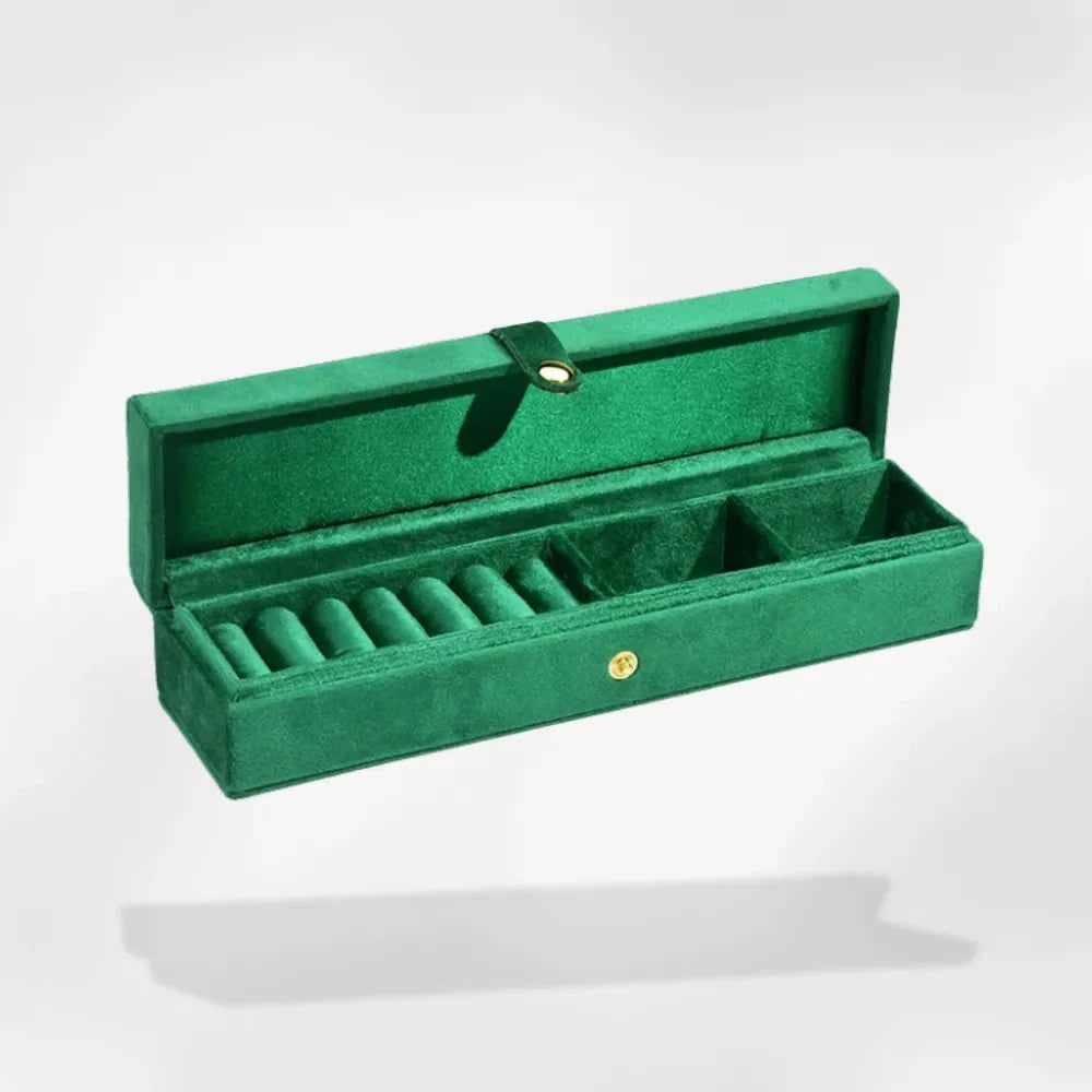 RoyalCoffer® Vert Boîte rangement bague voyage