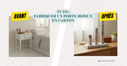 TUTO : Fabriquer un porte-bijoux en carton DIY en 10 étapes