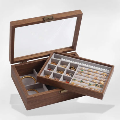 Boîte à Bijoux Bois Amovible-RoyalCoffer®23