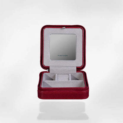 Boîte à Bijoux de Voyage avec Miroir | RoyalCoffer®1