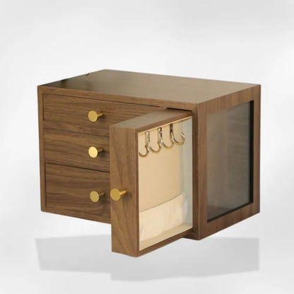 Boîte à Bijoux en Bois Moderne | RoyalCoffer®