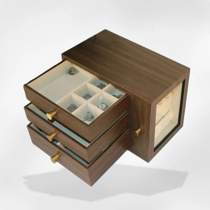 Boîte à Bijoux en Bois Moderne | RoyalCoffer®