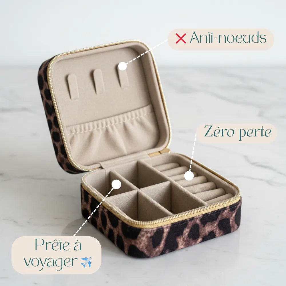 Boîte à bijoux Léopard (Style Fashion)
