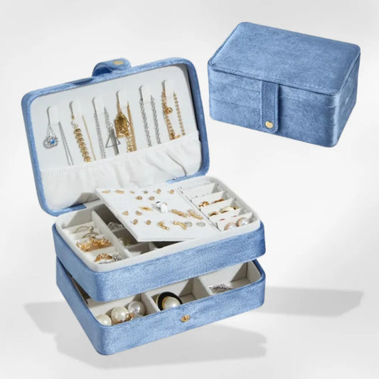 Boîte à bijoux femme grande contenance main image