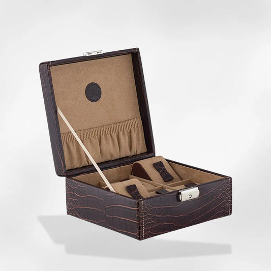 Boîte pour ranger les montres Boîte à montre CrocoBoîte royalcoffer 3