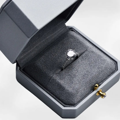 Boîte Alliance Mariage | Grise