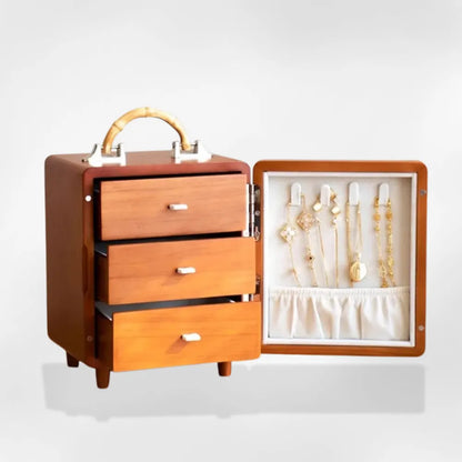 Coffre à Bijoux en bois rustique | RoyalCoffer®