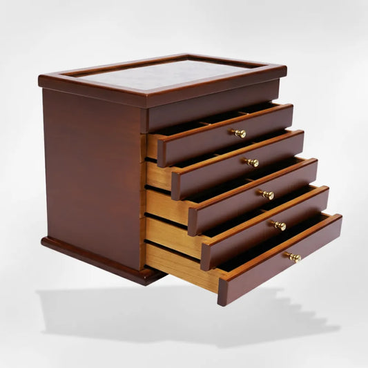 Coffret à Bijoux en bois ancien | RoyalCoffer®