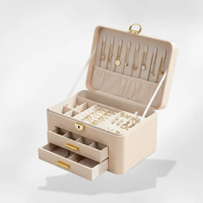 Grande Boîte à Bijoux en cuir | RoyalCoffer®