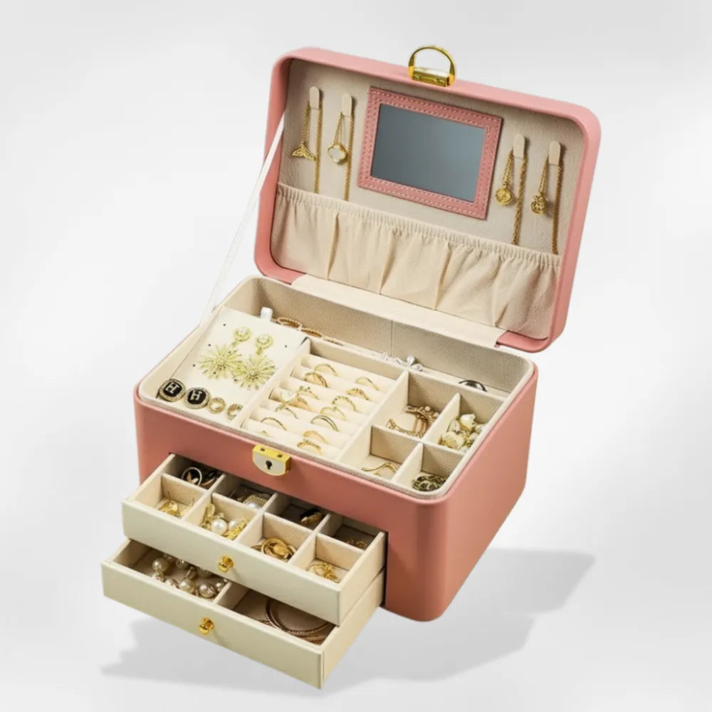 Grande Boîte à Bijoux en cuir | RoyalCoffer®