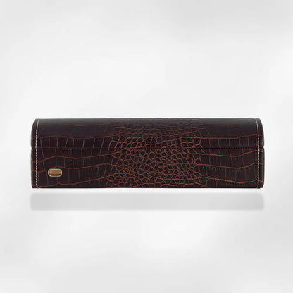 RoyalCoffer Boîte à montre cuir marron