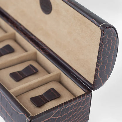 RoyalCoffer Boîte à montre cuir marron 3