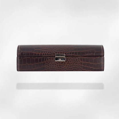 RoyalCoffer Boîte à montre cuir marron 5