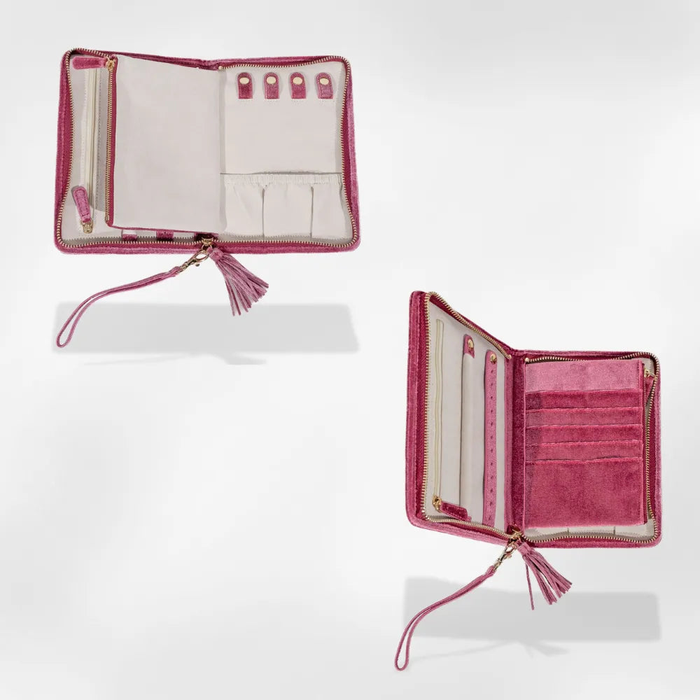 RoyalCoffert® Pochette Bijoux Voyage Velours2