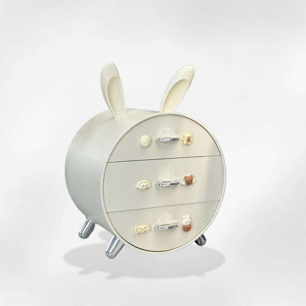 Royalcoffer Blanc Boîte à bijoux <br> lapin