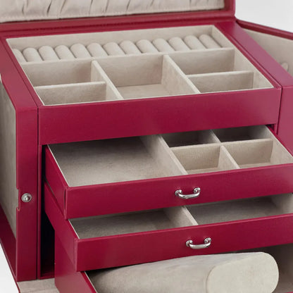 Royalcoffer® Boîte Rangement Bijoux avec Tiroir 3