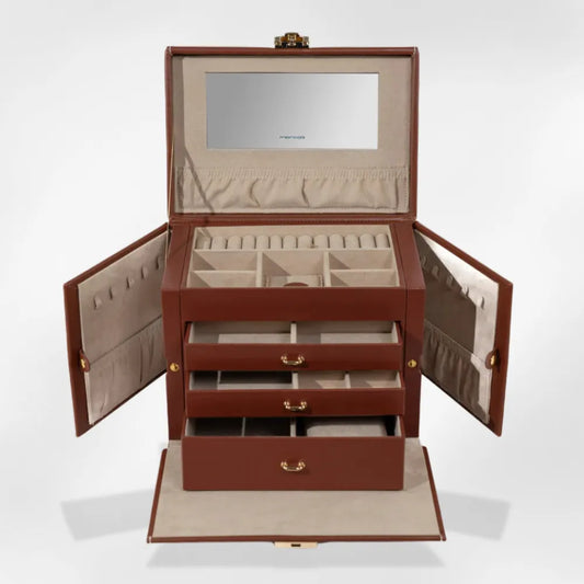 Royalcoffer® Boîte Rangement Bijoux avec Tiroir 7