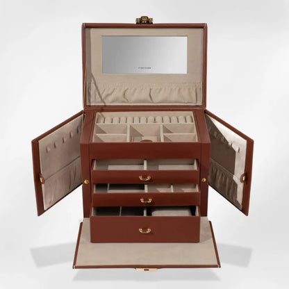 Royalcoffer® Boîte Rangement Bijoux avec Tiroir 7