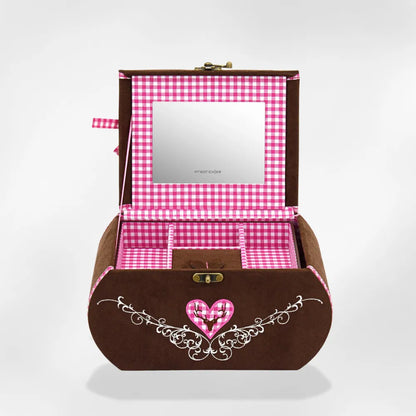 Royalcoffer®Boite a bijoux Daim2