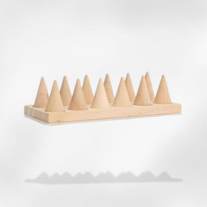 RoyalCoffer 12 emplacements Présentoir à bijoux <br> bague