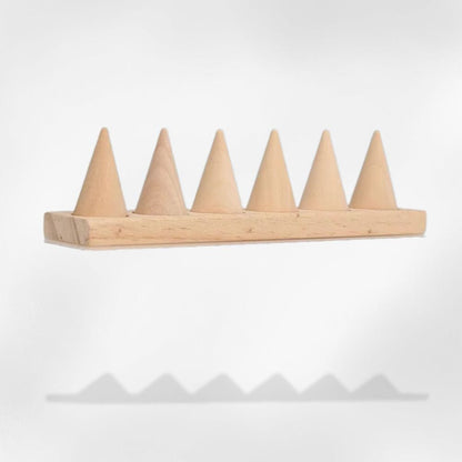 RoyalCoffer 6 emplacements Présentoir à bijoux <br> bague