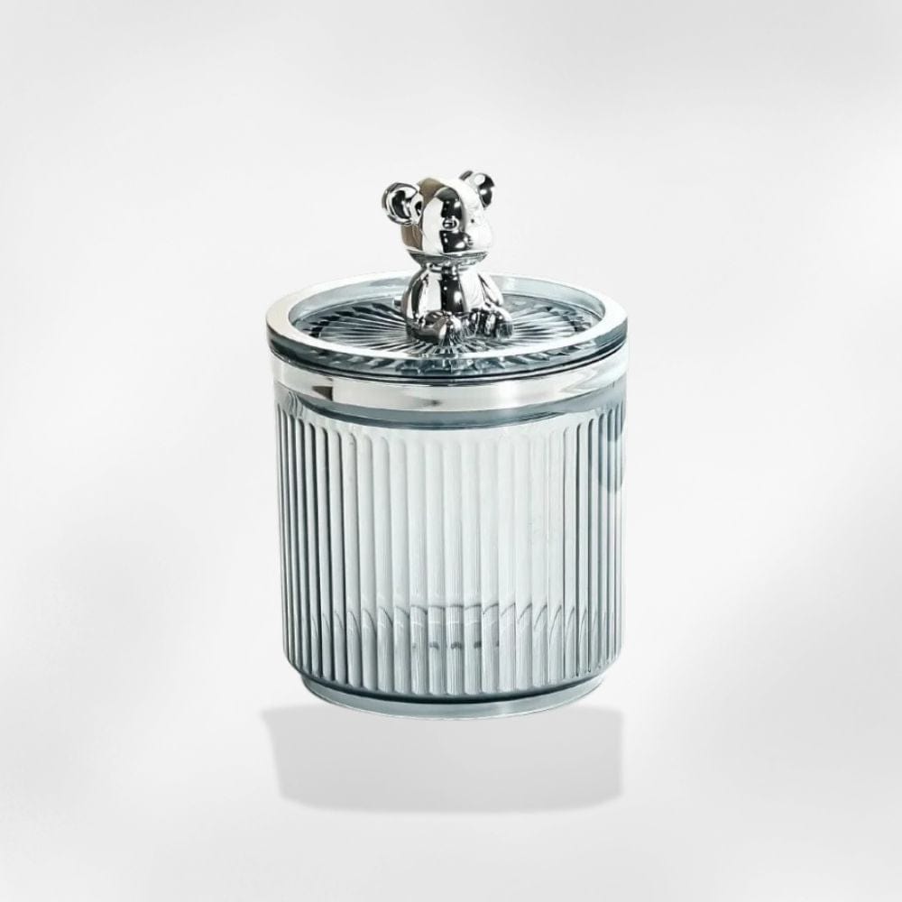 RoyalCoffer® Argent Boîte à bijoux <br> ourson